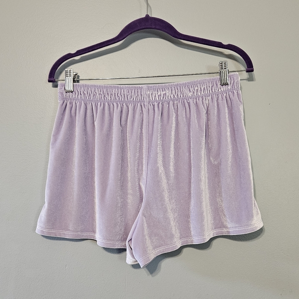 Victoria's Secret Pink Light Purple Velvet Sleep Shorts - Picture 3 of 5